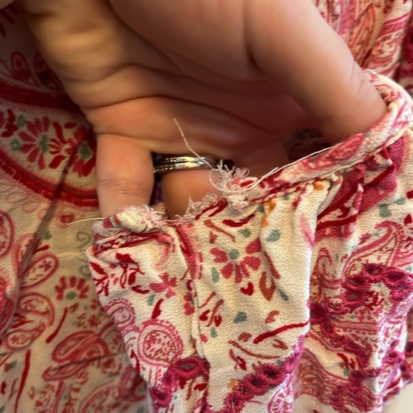 Pink paisley print top - Picture 6 of 9